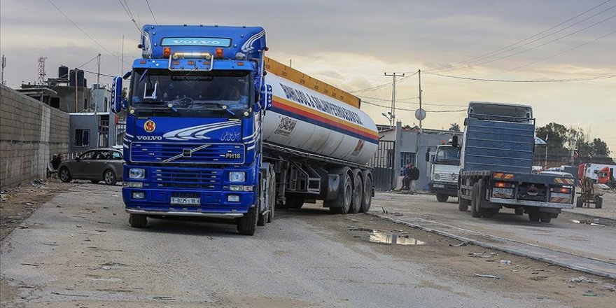 Siyonistler 40 gün sonra Gazze'ye giren yakıtı sindiremedi