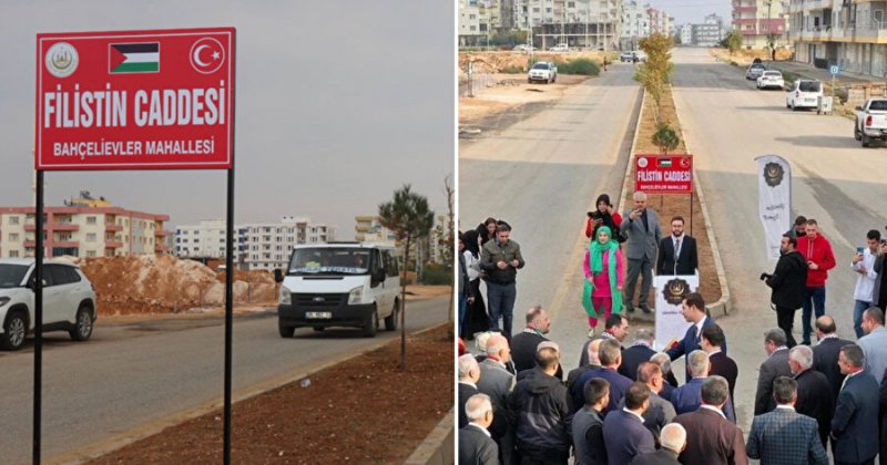 Midyat'ın en uzun caddesinin ismi 'Filistin Caddesi' oldu