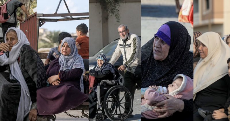 Gazze'nin kuzeyinden kaçan Filistinliler dehşeti anlatıyor