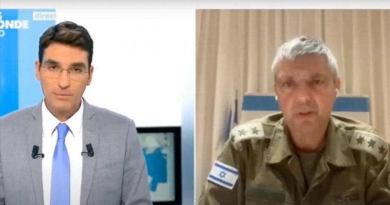 Fransız sunucu, siyonist ordu sözcüsünü yayından aldı