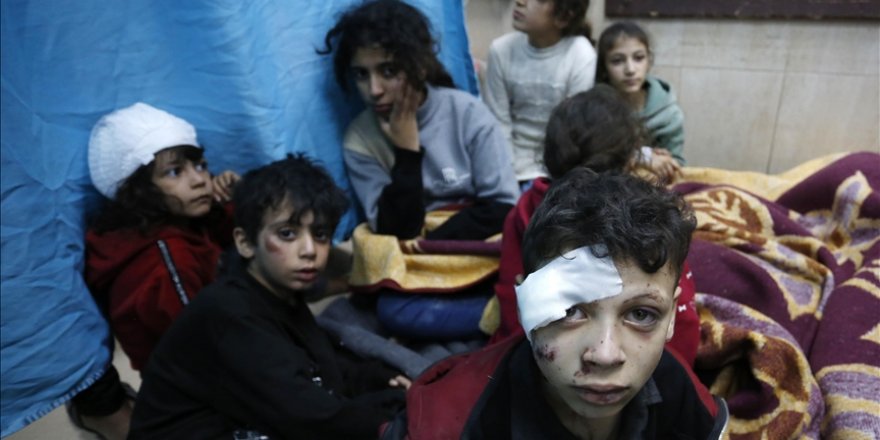 UNICEF: Gazze'de yaklaşık 800 bin çocuk yerinden edilmiş durumda