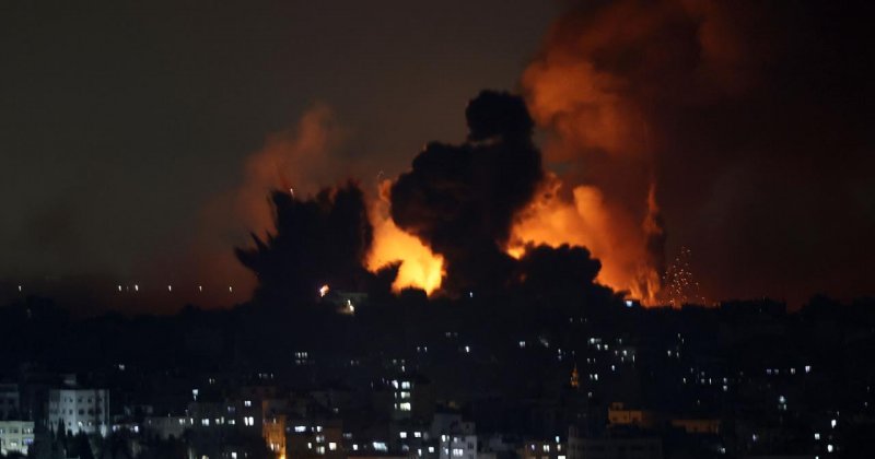 İşgalci İsrail'in savaş uçakları, gece boyunca sivil yerleşimlere bomba yağdırdı
