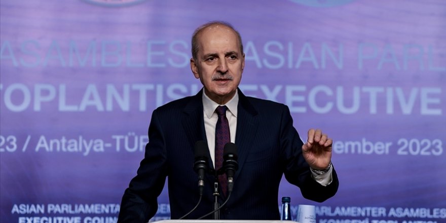 TBMM Başkanı Kurtulmuş: İnsan Hakları Evrensel Beyannamesi sadece kağıt üzerinde