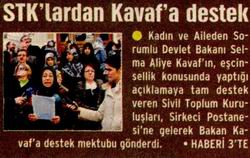 STK'lardan Kavaf'a Destek