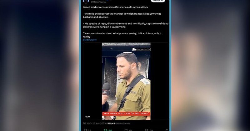 Siyonist yarbayın röportajı neden geri çekildi?