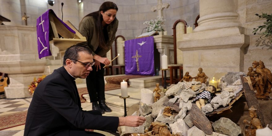 Gazze'deki vahşete tepki gösteren Hıristiyanlar Noel’i kutlamıyor…