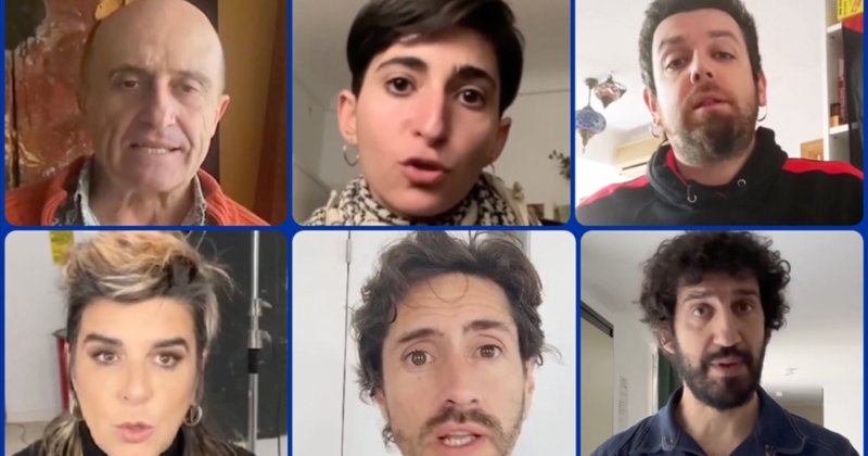 İspanyol sanatçılar, Gazze için sosyal medyada video paylaştı