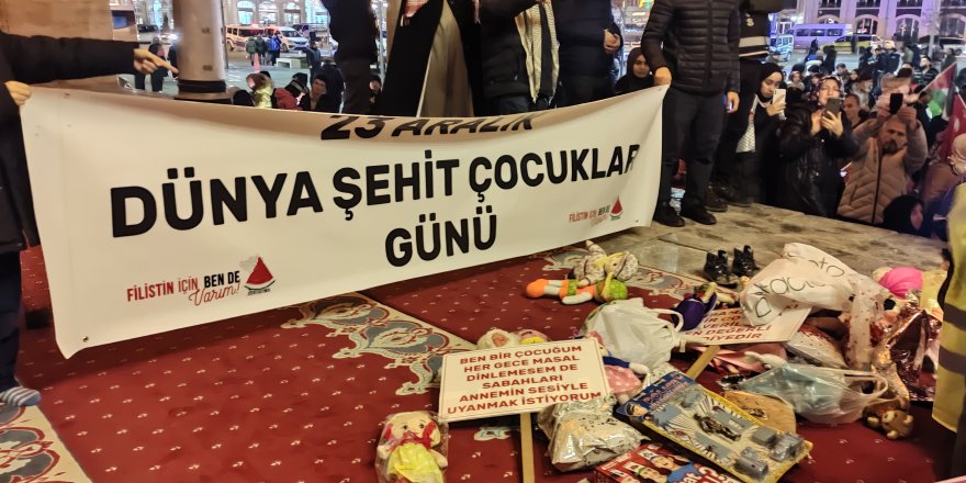 Konya'da Gazze için sessiz yürüyüş