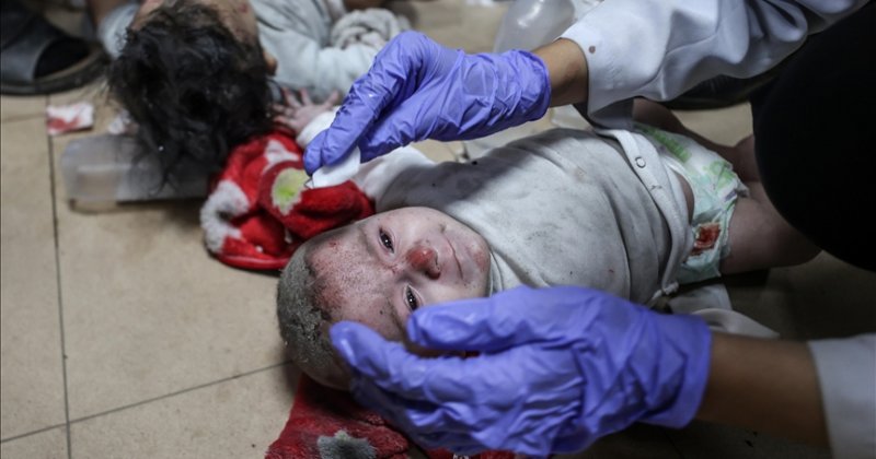 Gazze'de 5 yaş altı 335 bin çocuk yetersiz beslenme nedeniyle ölümle karşı karşıya