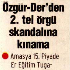 Özgür-Der'den 2.Tel Örgü Skandalına Kınama