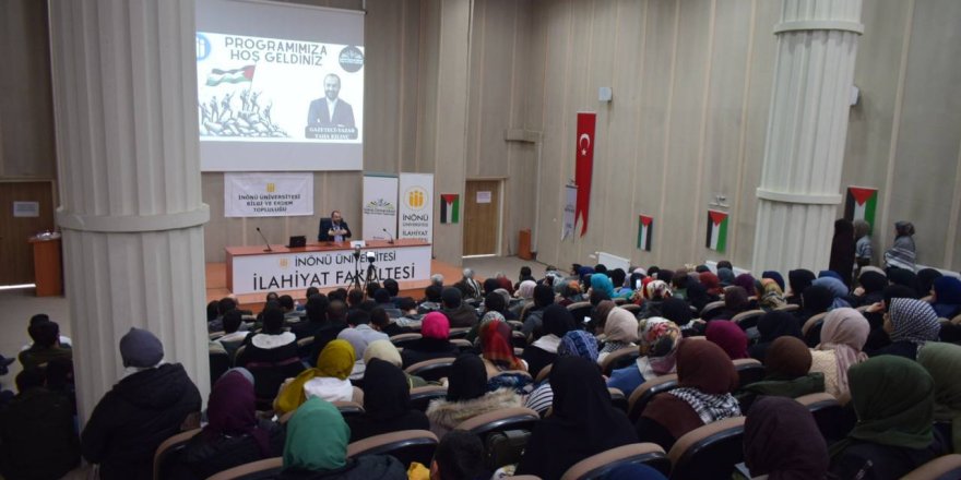Malatya'da "Filistin Neyimiz Olur?" programı yapıldı