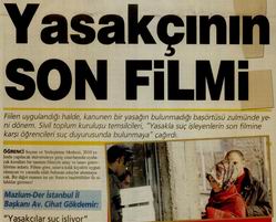 Yasakçının Son Filmi