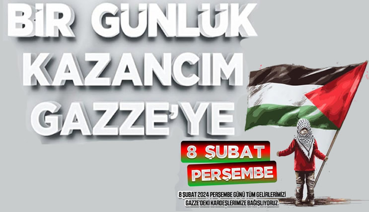 Konyalı esnafın bir günlük kazancı Gazze’ye