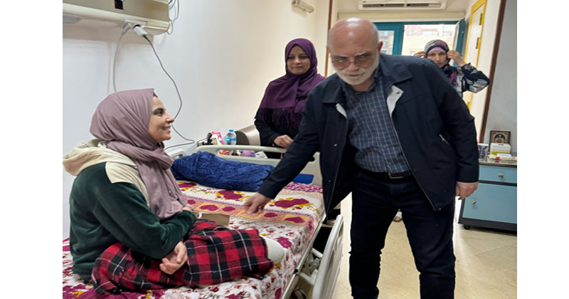 Özgür-Der ve Fetih Vakfı, Mısır’daki yaralı Gazzelileri ziyaret etti