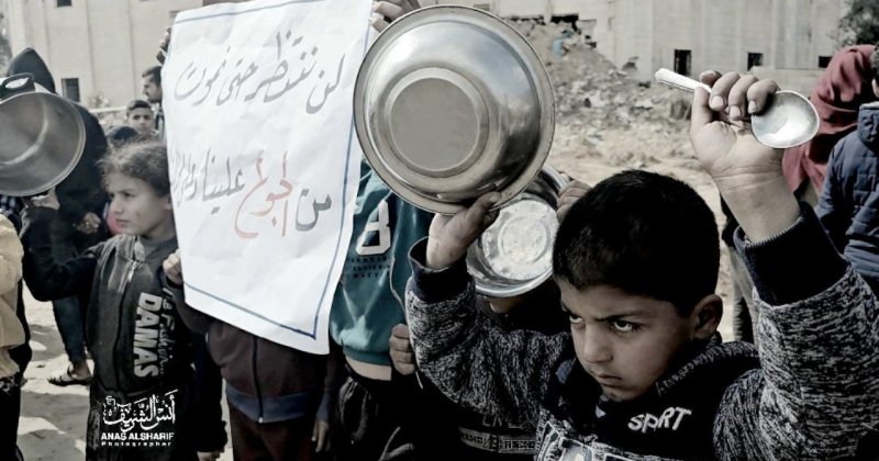 "Bombalarla ölmedik ama açlıktan ölüyoruz"