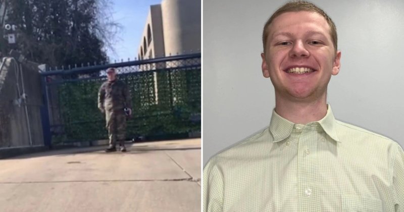 Göstericiler kendini yakan ABD'li asker anısına toplandı