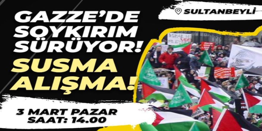 Gazze dışındaki gündemlerin önceliği olmamalı!