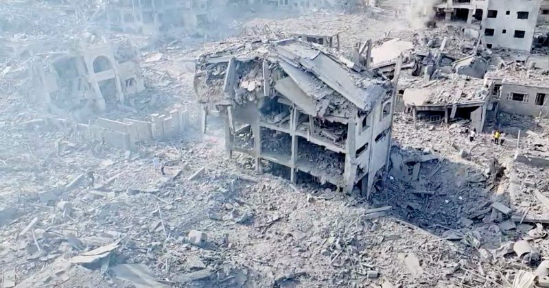 Katil İsrail Gazze'de açlıktan ot toplayan Filistinlileri katletti