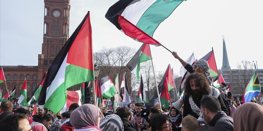 Avrupa'da Filistin’e destek gösterileri sürüyor