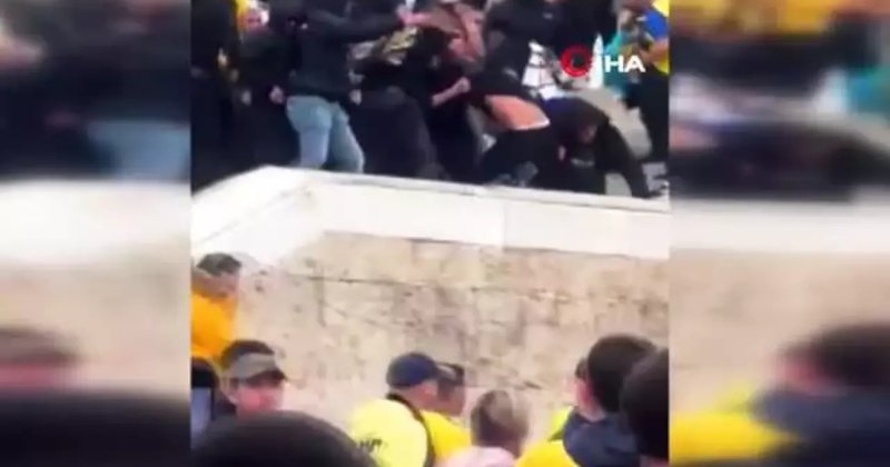 "Özgür Filistin" sloganı atan genç öldüresiye darp edildi