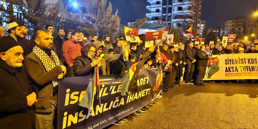 Diyarbakır'da Gazze için dua ve basın açıklaması
