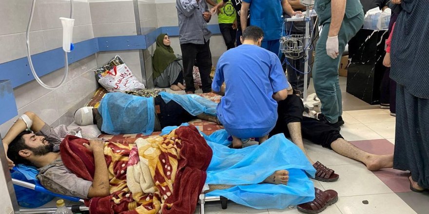 Katil İsrail, Şifa Hastanesi'nde birçok gazeteciyi alıkoydu