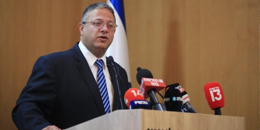 Ben Gvir Batı Şeria'da Filistinlilerin öldürülmesini teşvik ediyor