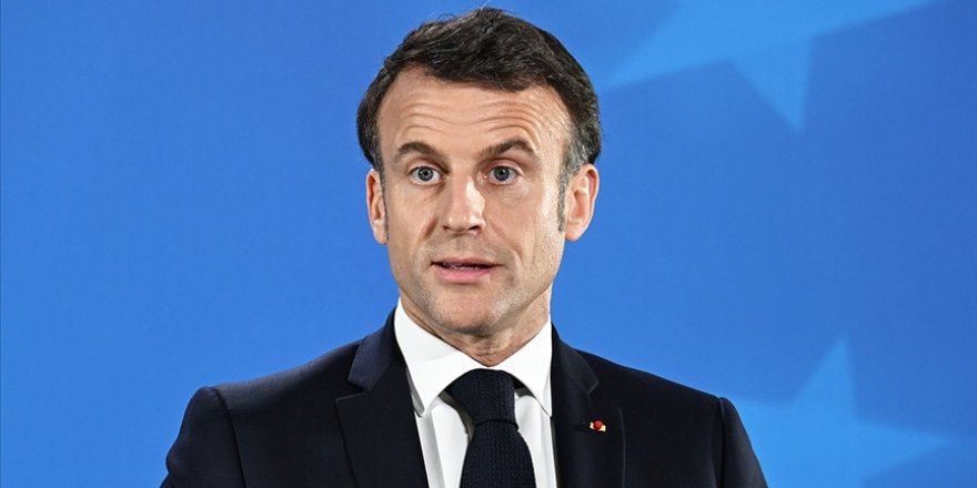 Macron, Filistinlilerin Refah'tan zorla çıkarılmasının "savaş suçu" olacağını bildirdi