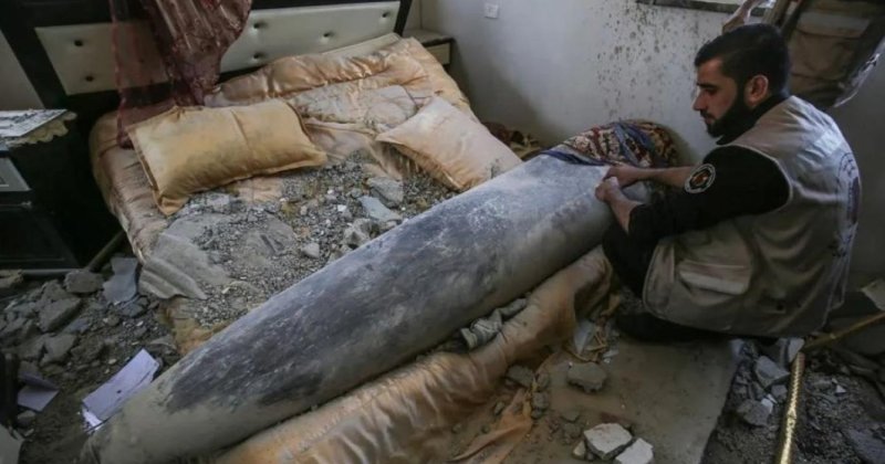 Katil İsrail’in Gazze Şeridi’ne attığı 45 bin bombadan en az 3 bini patlamadı