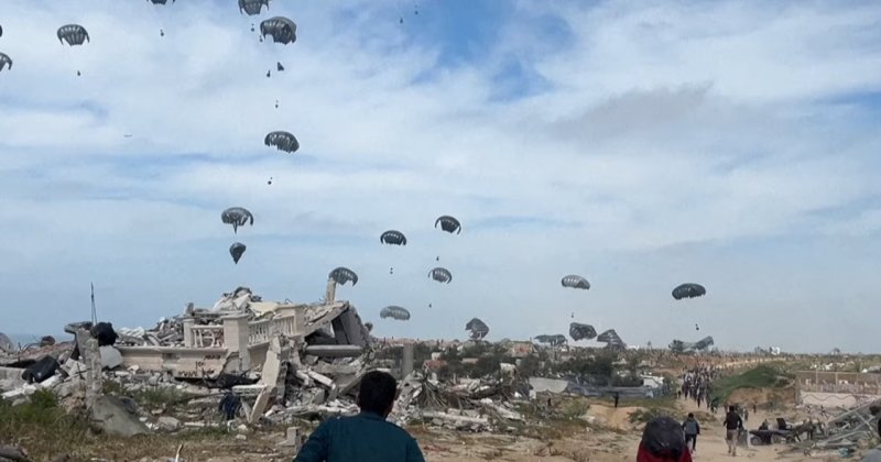 Havadan yollanan yardımlar Gazzelileri öldürüyor