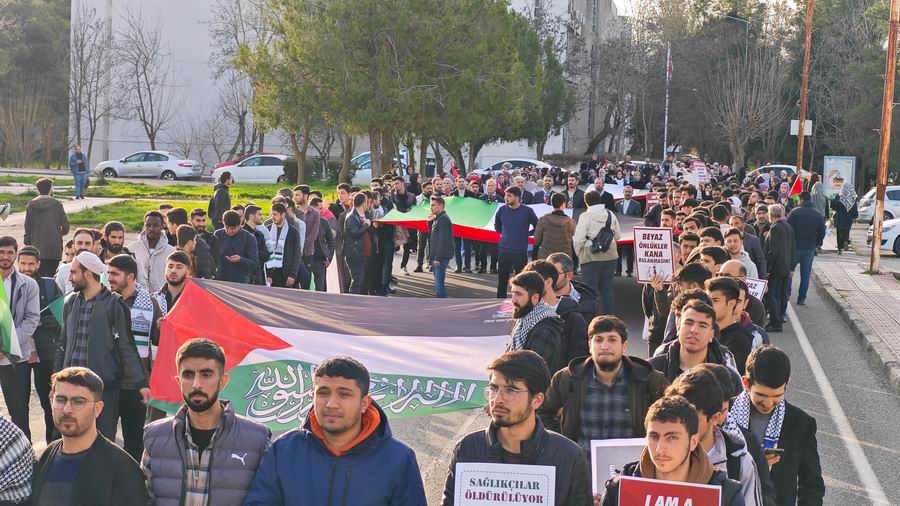 Dicle Üniversitesi öğrencilerinden Filistin için farkındalık adımı..
