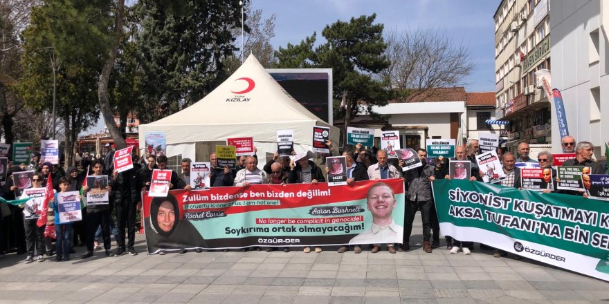 Çorum: Dünya Gazzeli kadın ve çocuklara karşı adaletsiz!