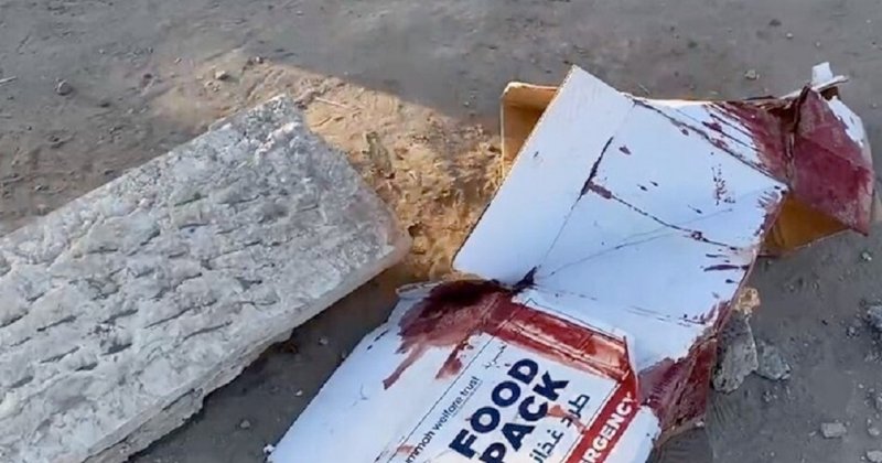 Katil İsrail'in insani yardım dağıtımına yönelik saldırıları sürüyor