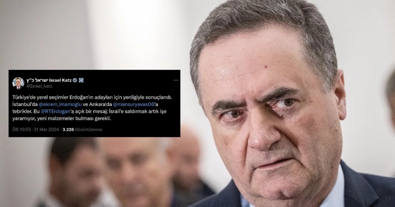 Siyonist bakan CHP'yi tebrik etti