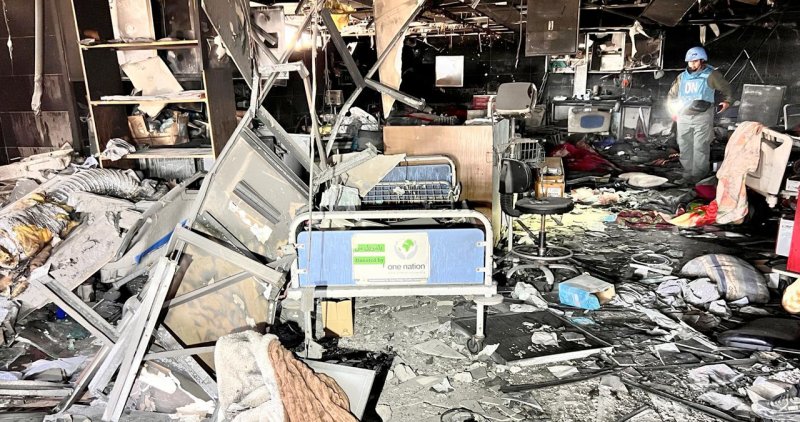 Şifa Hastanesi mezarlarla dolu boş bir alan haline geldi