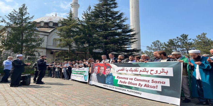 Bartın’da Gazze şehitleri için gıyabi cenaze namazı kılındı