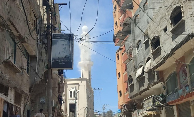 Nuseyrat'a şiddetli bombardıman!