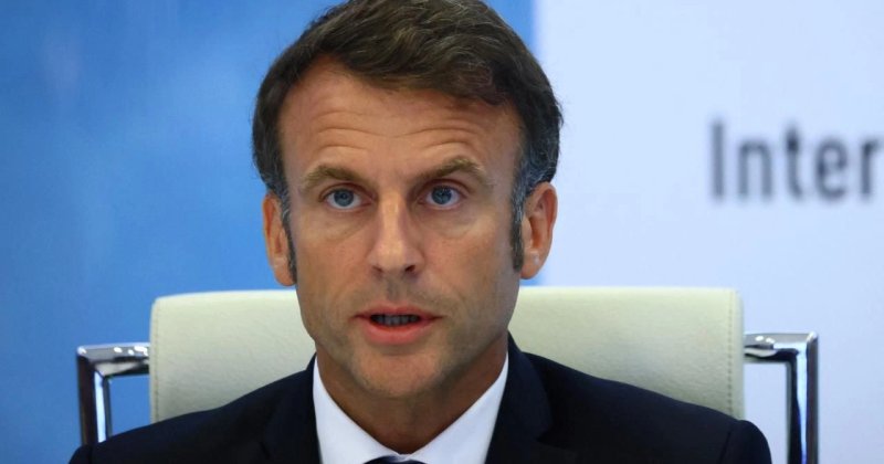 Macron, Ürdün hava sahasında İran'a ait dronları vurduklarını belirtti