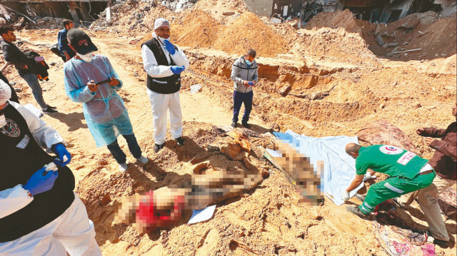 İşgalci İsrail’in saldırdığı Şifa'da toplu mezar bulundu