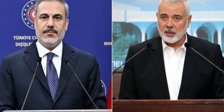 Bakan Fidan, Hamas lideri Haniye ile görüştü
