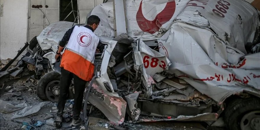 İşgal güçleri Gazze'de 485 sağlık çalışanını katletti
