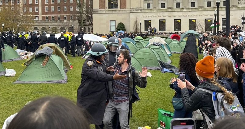 Columbia Üniversitesi Rektörü, Filistin eylemini dağıttırdı