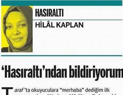 'Hasıraltı'ndan Bildiriyorum
