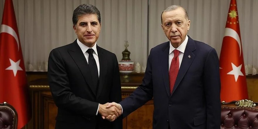 IKBY Başkanı Barzani: Cumhurbaşkanı Erdoğan'ı Erbil'de ağırlamaktan mutluluk duyuyorum