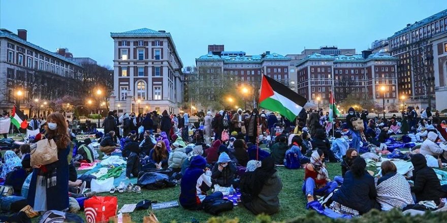 ABD'nin Columbia Üniversitesinde süren Gazze protestoları diğer okullara da yayılıyor