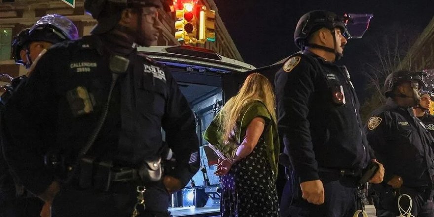 ABD'de Yale Üniversitesi'ndeki Filistin'e destek gösterisinde 40 kişi gözaltına alındı