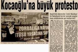 Kocaoğlu'na Büyük Protesto