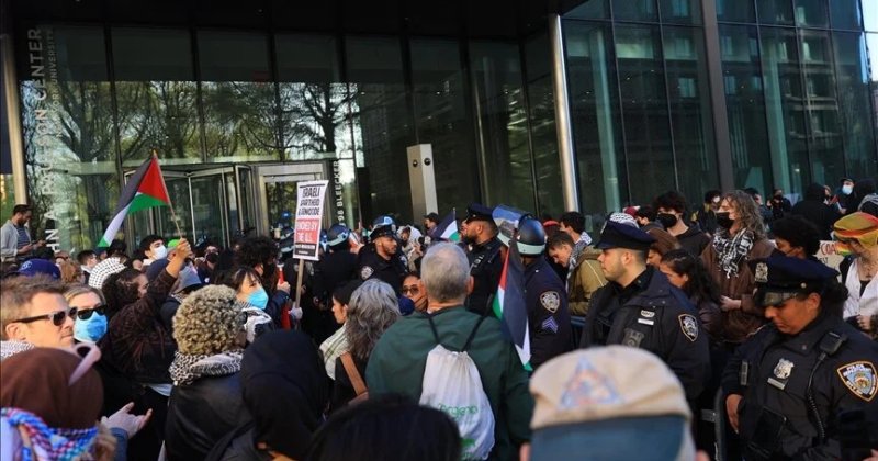 ABD'de Ohio Eyalet Üniversitesi'ndeki Filistin'e destek gösterilerinde 36 kişi gözaltına alındı