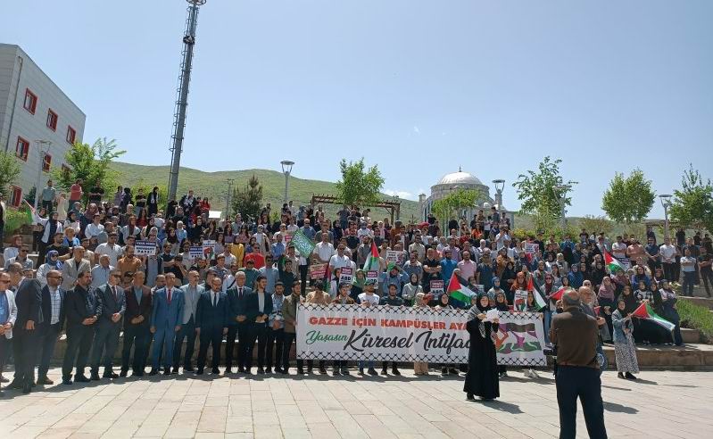 Muş Alparslan Üniversitesi Amerikan üniversitelerindeki direnişi selamladı