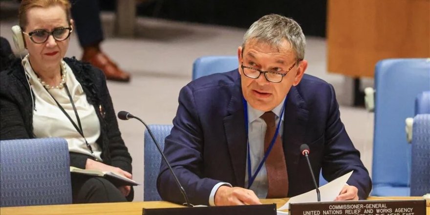 Siyonist İsrail UNRWA Genel Komiseri Lazzarini'ye vize vermeyi kabul etmedi